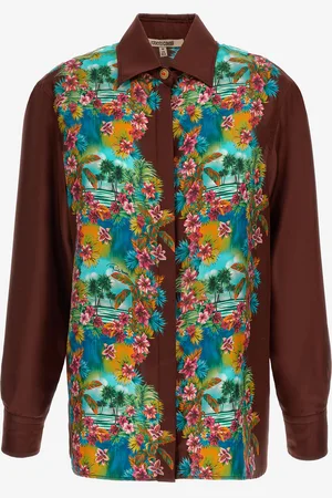 Roberto Cavalli Hawaii Silk Shirt - Female Blouses Et Tops 38