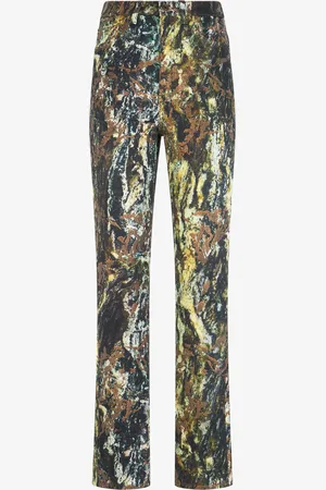 Roberto Cavalli Pantalon Skinny À Imprimé Marble - Female Pantalons Et Shorts 40
