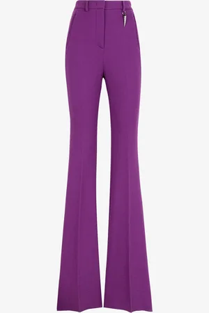Roberto Cavalli Pantalon Évasé À Ornement Tiger Tooth - Female Pantalons 38