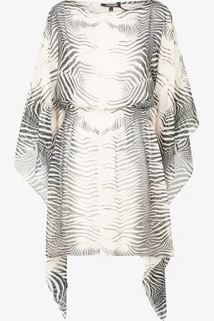 Roberto Cavalli Caftan À Imprimé Zèbre - Female Maillots De Bain M