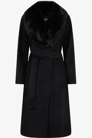 Roberto Cavalli Manteau Avec Col En Fausse Fourrure - Female Prêt-à-porter 44