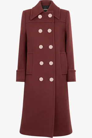Roberto Cavalli Manteau Croisé En Laine - Female Prêt-à-porter 38