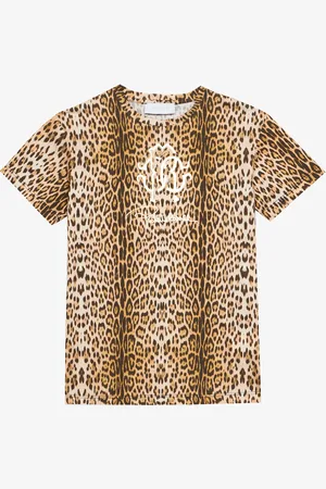 Roberto Cavalli T-shirt À Imprimé Jaguar Skin - Female 04a