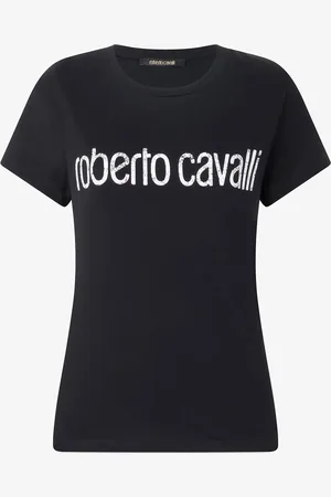Roberto Cavalli T-shirt Avec Logo Usé - Female Prêt-à-porter S