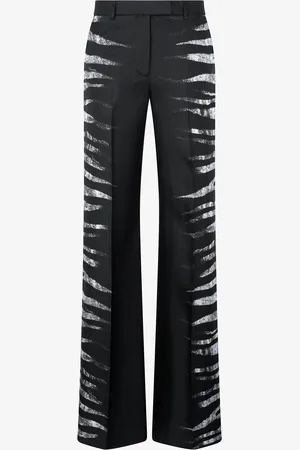 Roberto Cavalli Pantalon À Imprimé Zèbre Latéral - Female Pantalons Et Shorts 38