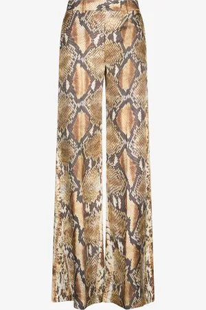 Roberto Cavalli Pantalon Imprimé Python - Female Pantalons Et Shorts 40