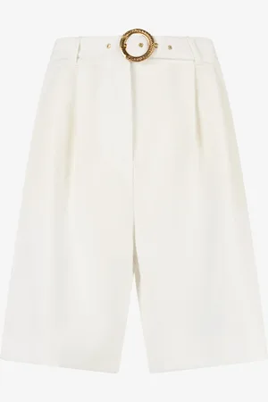 Roberto Cavalli Bermuda Couture Avec Ceinture - Female Vêtements 40