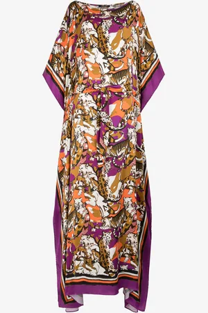 Roberto Cavalli Robe-caftan À Imprimé Félins - Female Robes 44