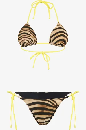Roberto Cavalli Bikini À Imprimé Tiger Skin - Female Vêtements S