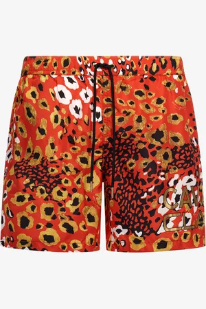 Roberto Cavalli Short De Bain Imprimé Leopard - Male Maillots De Bain Xl