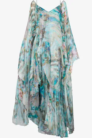 Roberto Cavalli Robe Longue Imprimée Mermaid - Female Robes 42