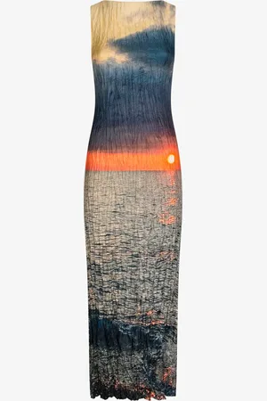Roberto Cavalli Robe Longue Imprimée Sunrise - Female Robes 38