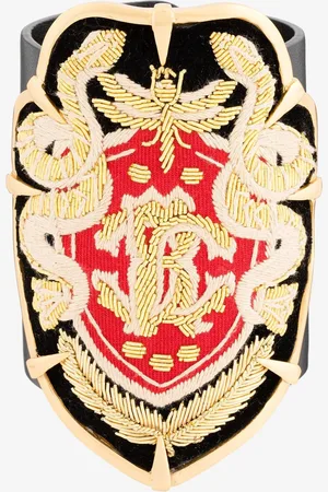 Roberto Cavalli Manchette À Motif Rc Monogram Crest - Female Accessoires Unica