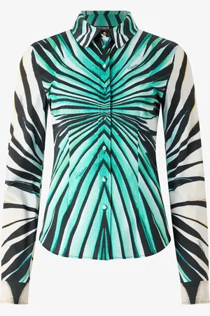 Roberto Cavalli Chemise Imprimé Ray Of Sea - Female Blouses Et Tops 38