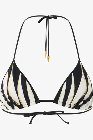 Roberto Cavalli Haut De Maillot De Bain Imprimé Ray Of Sea - Female Maillots De Bain Xs