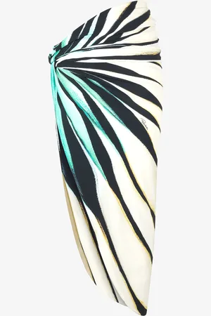Roberto Cavalli Paréo Imprimé Ray Of Sea - Female Maillots De Bain Xs