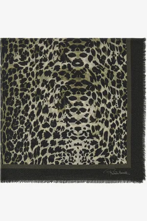 Roberto Cavalli Shawl With Queen Of Sicily Print - Female Foulards Et Echarpes Unica