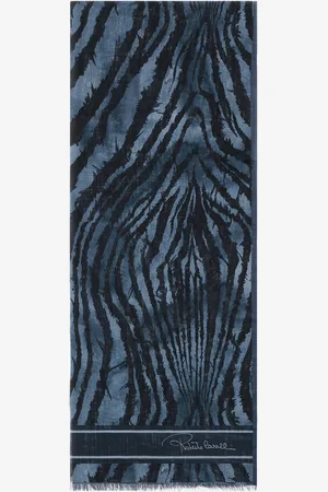 Roberto Cavalli Stole With Freedom Print - Female Foulards Et Echarpes Unica