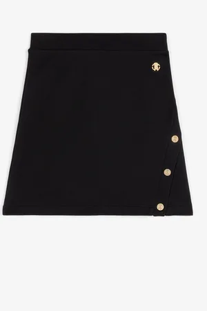 Roberto Cavalli Jupe En Coton Ornée De Boutons - Female Prêt-à-porter 06a