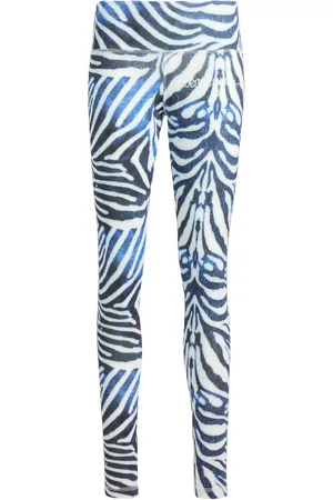 Roberto Cavalli Legging À Imprimé Sea Zebra - Female Pantalons Et Shorts L