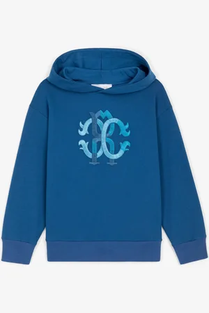 Roberto Cavalli Sweat À Capuche En Coton À Motif Rc Monogram - Male Prêt-à-porter 08a