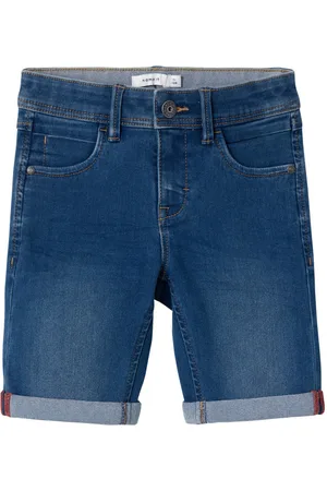 NAME IT Shorts 5 Poches Bleu