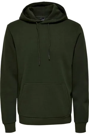 Only & Sons Sweat Avec Manches Longues Et Col à Capuche Kaki - Kaki