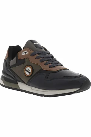 Redskins Sneakers Bleu Marine Et à Lacets Plats - Bleu Marine