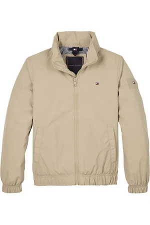 Tommy Hilfiger Vest/blous/ma Junior Garçon Avec Manches Longues Et Col Montant Beige - Beige