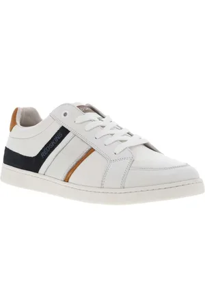 Redskins Baskets Basses En Cuir Blanches Et à Lacets - Blanches