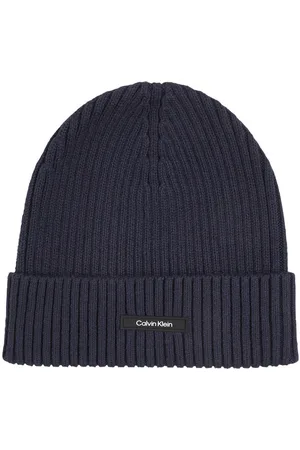 Calvin Klein Bonnet Avec Nom Iconique Calvin Klein Coton Marine - Marine