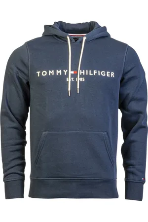 Tommy Hilfiger Sweat à Capuche Tommy H Sportswear Marine Avec Manches Longues Et Col à Capuche - Marine