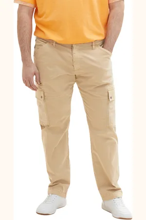 TOM TAILOR Pantalon + Coton Beige - Beige