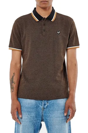 Kaporal 5 Polo Coton Avec Manches Courtes Et Col Polo Noir - Noir