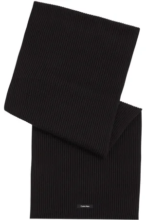 Calvin Klein Echarpe Nom Iconique Calvin Klein Coton Noire - Noire