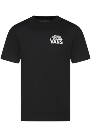 Vans T-shirt Coton Avec Manches Courtes Et Col Rond Noir - Noir