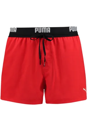 PUMA Short De Bain Rouge - Rouge