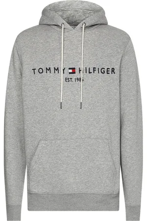 Tommy Hilfiger Sweat à Capuche Tommy H Sportswear Gris Avec Manches Longues Et Col à Capuche - Gris