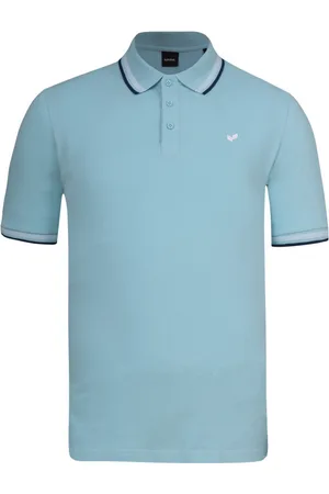 Kaporal 5 Polo Avec Manches Courtes Et Col Boutonné Turquoise - Turquoise