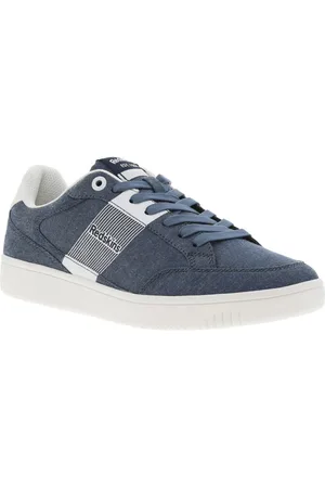 Redskins Sneakers Bleues Et à Lacets Plats - Bleu