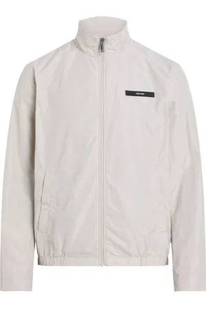 Calvin Klein Veste Coupe Droite Calvin Klein Blanche Légère Avec Un Aspect Satiné - Blanche