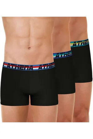 ATHENA Boxer Coton Noir - Noir