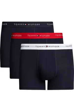 Tommy Hilfiger Lot De 3 Boxers Coton Marine - Marine