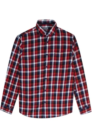 Pierre Cardin Chemise Cardin Sportswear En Coton Avec Manches Longues Et Col Français Rouge - Rouge