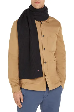 Tommy Hilfiger Echarpe Coton Noire - Noire