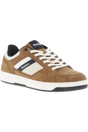 Redskins Sneakers Camel Et à Lacets Plats - Camel