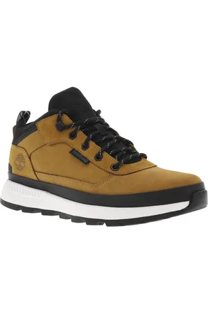 Timberland Boots Field Trekker En Cuir Nubuck Brun à Lacets Ronds - Brun