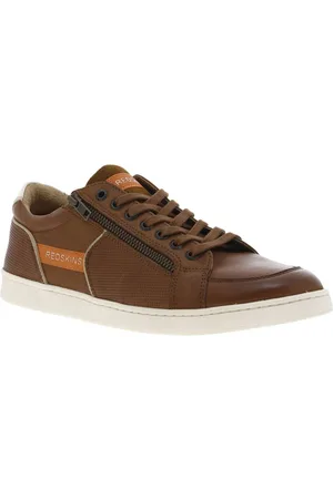 Redskins Baskets Basses En Cuir Cognac - Cognac