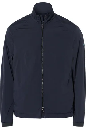 Pierre Cardin Blouson Zippé Grande Taille Cardin Sportswear Bleu Marine Avec Manches Longues Et Col Montant - Marine