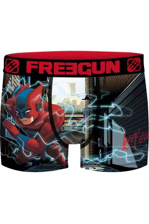 Freegun Short / Bermuda à Logo Adidas En Coton Mélangé Noir - Noir Et Rouge
